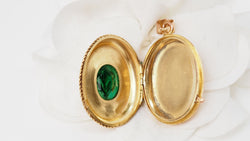 Pendentif porte photo en jaune