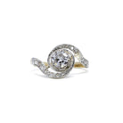 Bague - Or, platine Et Diamants