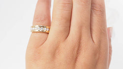 American Alliance in yellow gold and diamonds 1.68ct