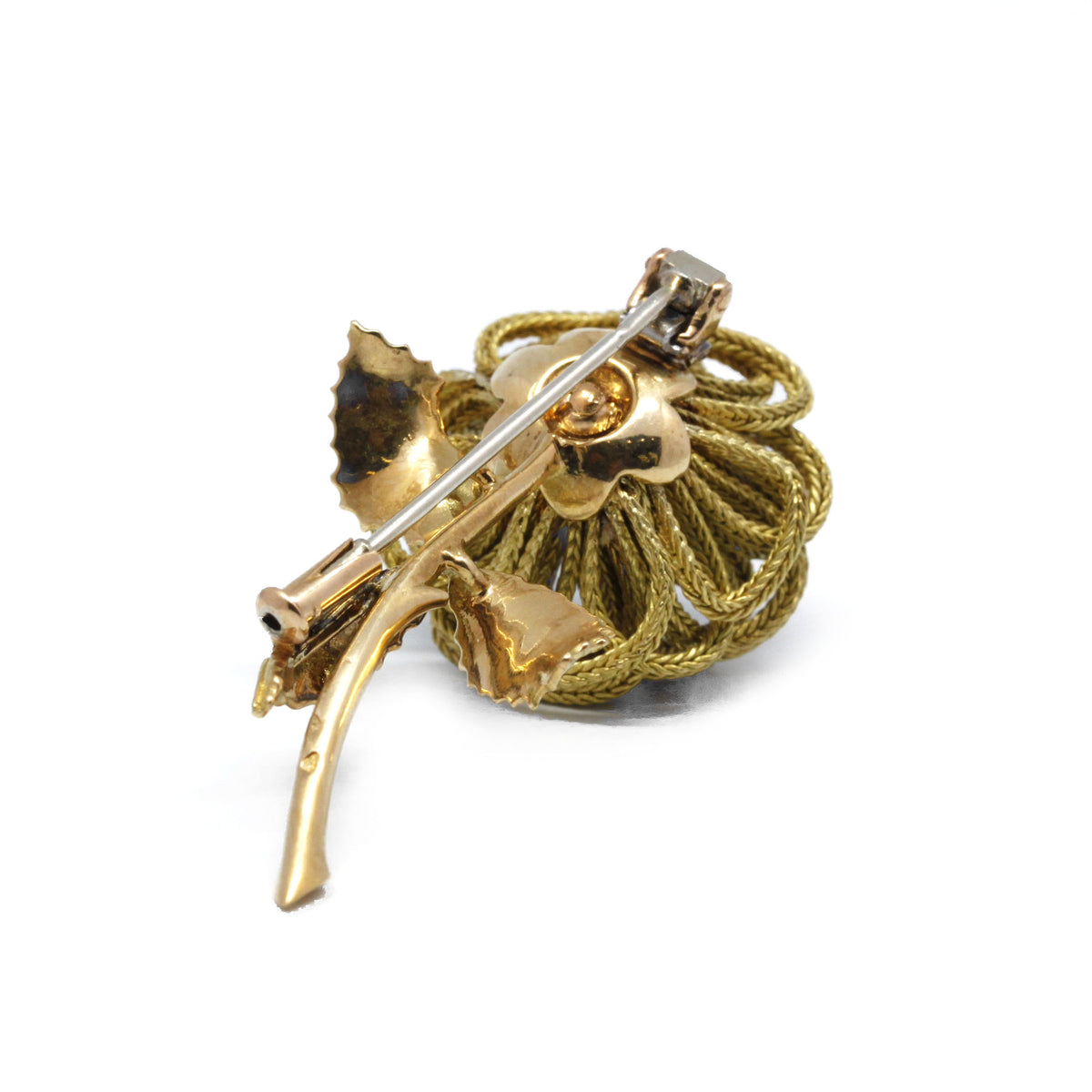 Broche Rose - Or
