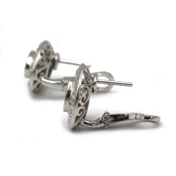 Boucles d'oreilles - Or, diamants et rubis