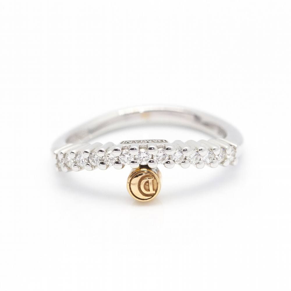 Bague DAMIANI Or bicolore avec diamants d'occasion