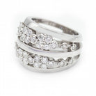 Bague en or blanc et diamant d'occasion