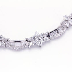Collier THAYPER en or blanc avec diamants