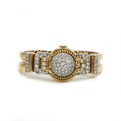 Bracelet Année 50 - Or, Platine & diamants