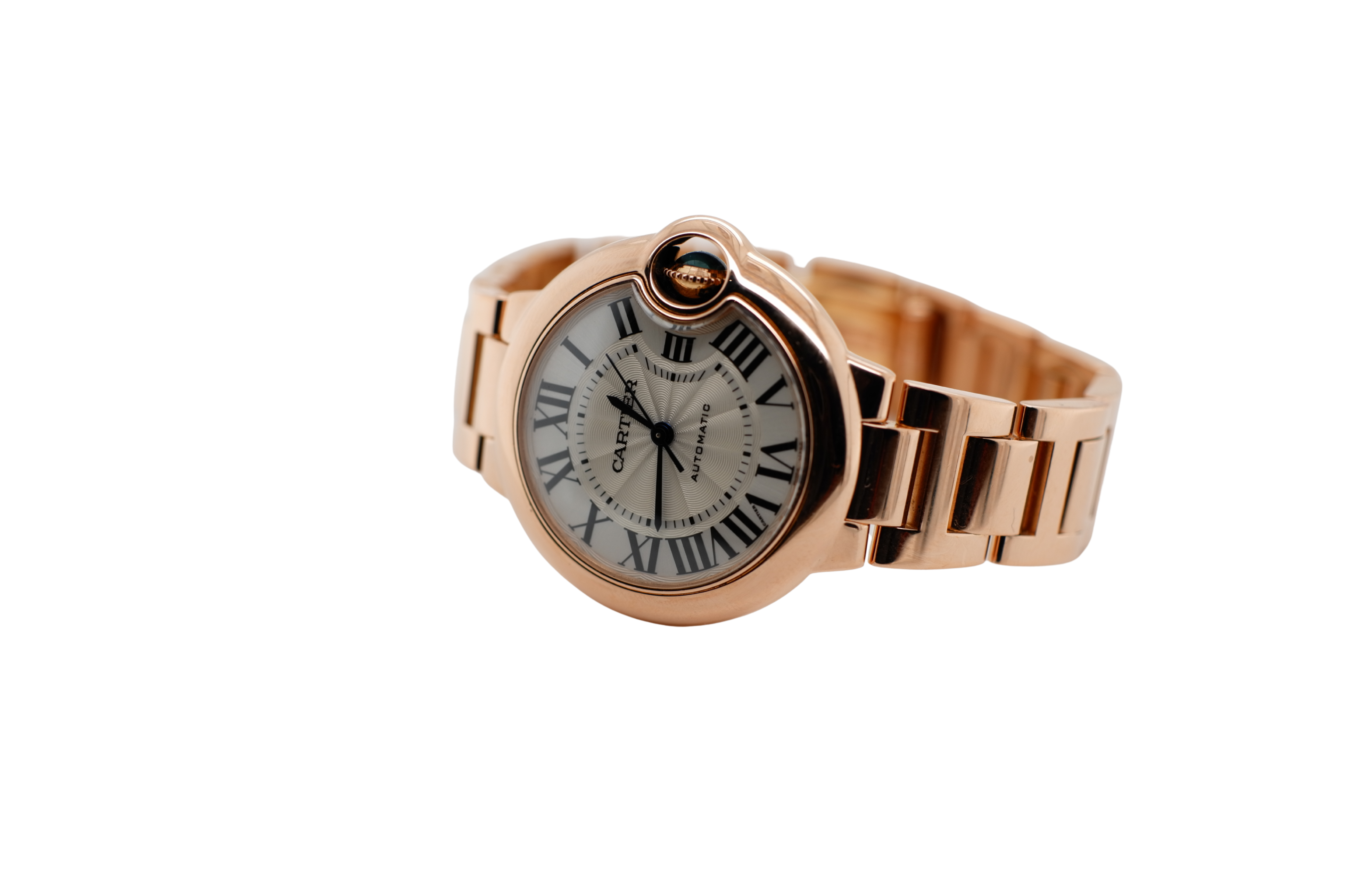 Cartier - Montre Ballon Bleu Or Rose - 33 mm