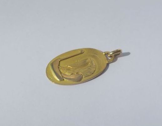 ROURE - Saint Christopher pendant medal from the 1940s