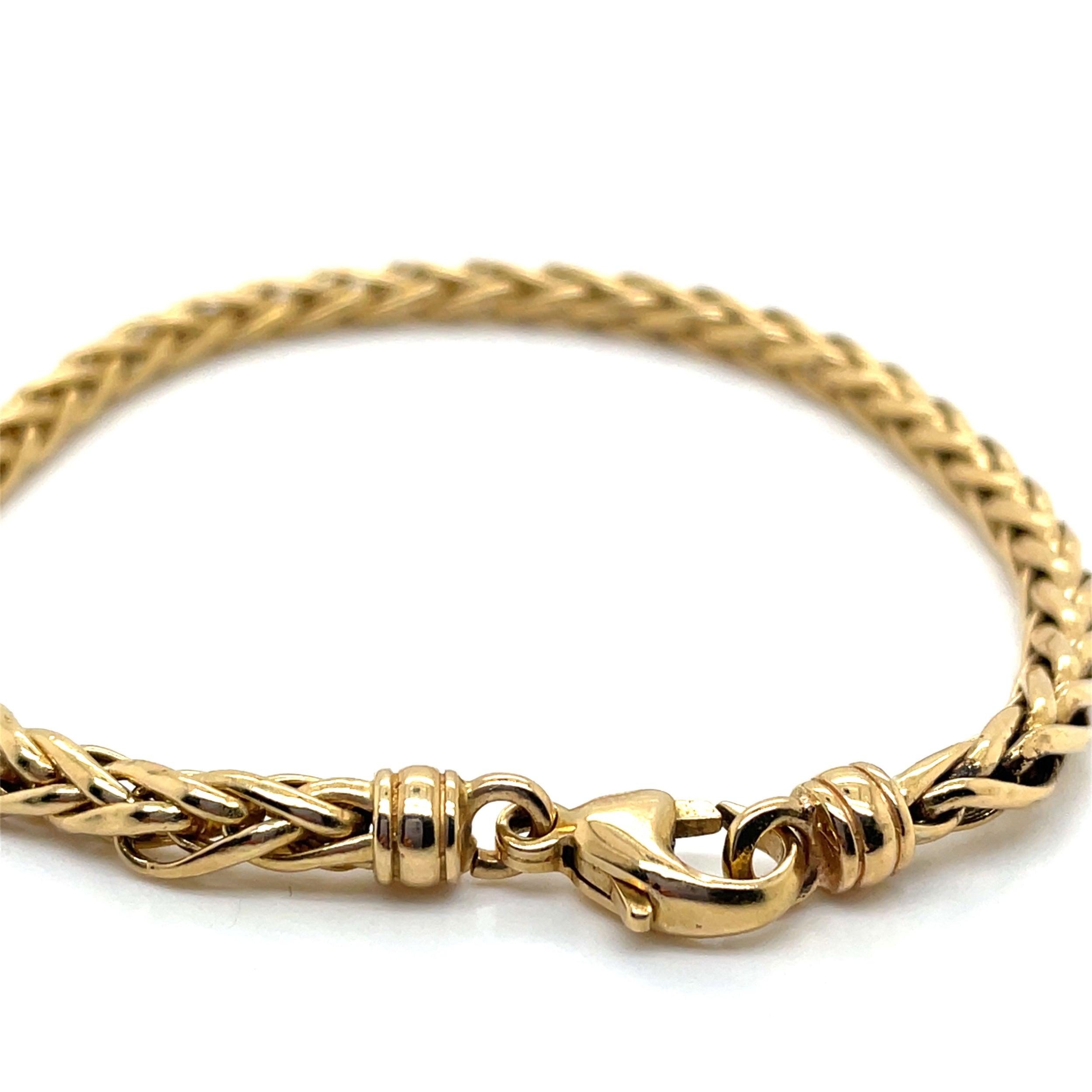 Gold Palm Link Bracelet