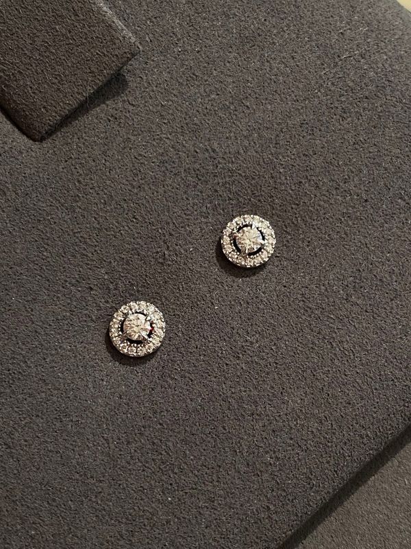 Boucles d'oreilles MESSIKA My Twin Multiformes en or blanc 18k et diamants