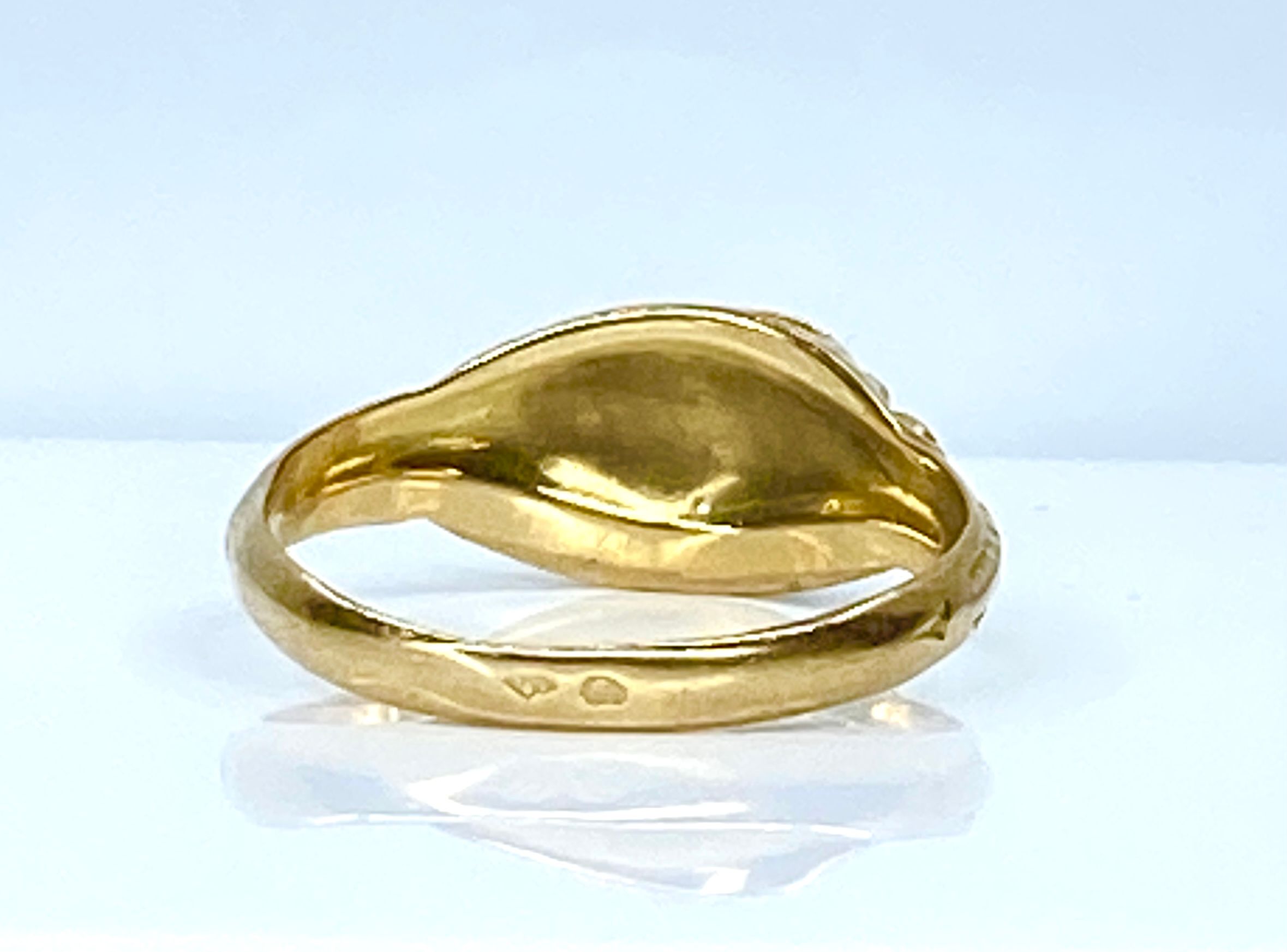 Bague Chevalière en or jaune