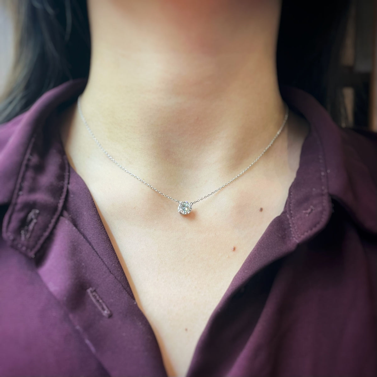 Necklace - Gold &amp; Diamond 0.97 carat