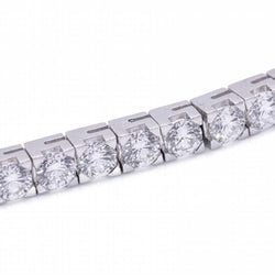 Bracelet Riviere en or blanc et diamants