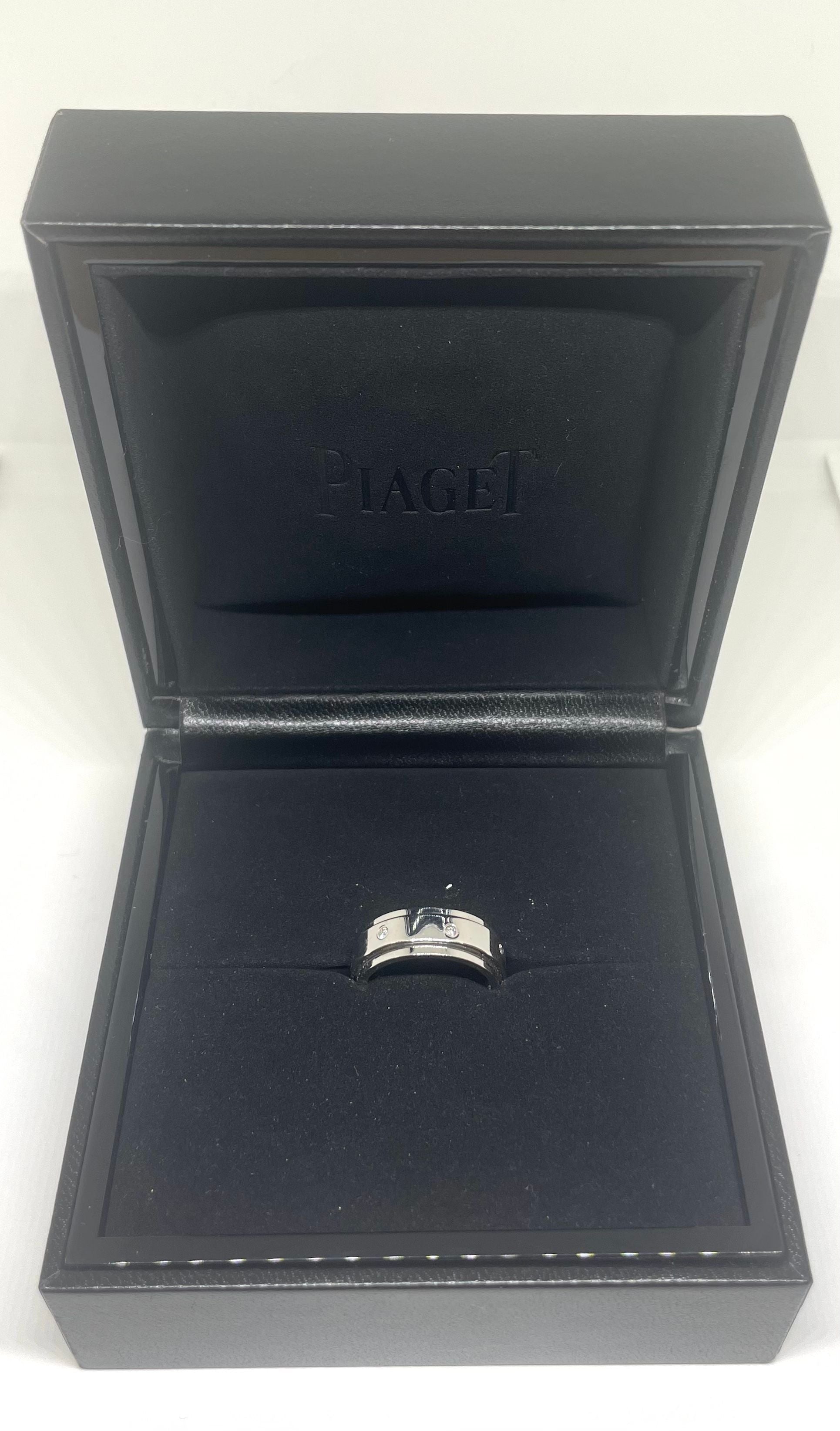 Piaget- bague possession 7 diamants or blanc