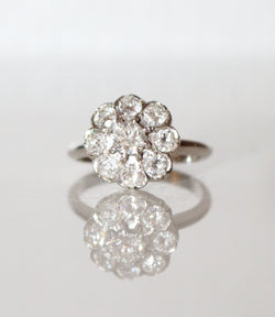 Bague Marguerite Diamants 1930