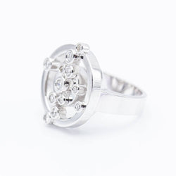 Bague ADAGIO en or blanc avec diamants d'occasion