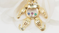 Pendentif Chopard Happy Clown en or jaune et diamants mobiles