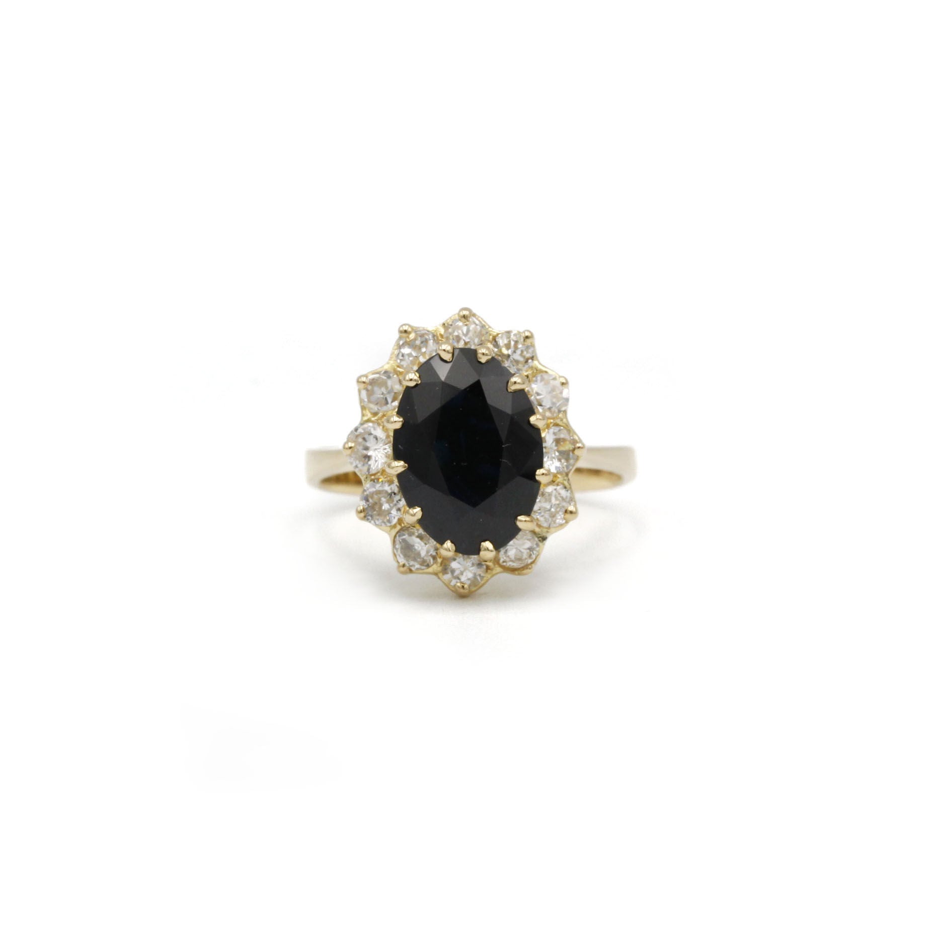 Bague - Or, Saphir & Diamants