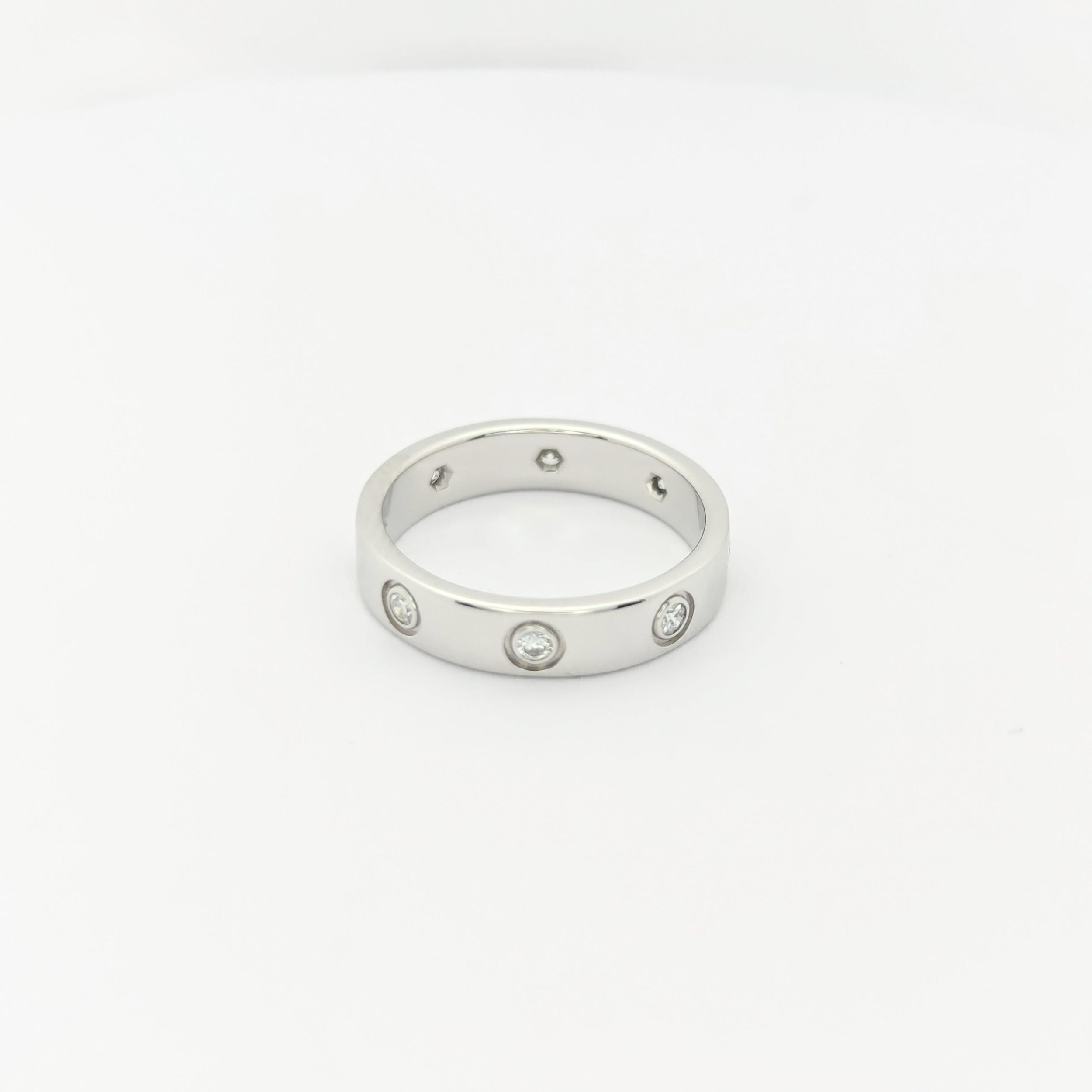 Alliance Love Cartier en or blanc et diamants