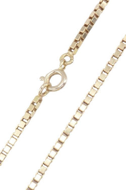 Chaine maille vénitienne en or jaune