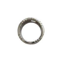 Bague Bvlgari Parentesi EU54 - Or blanc et diamants