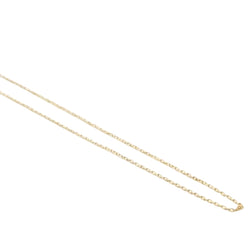 Collier maille forçat jaseron en or jaune