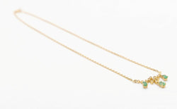 Collier L’Esmeralda maille forçat en or jaune et diamants