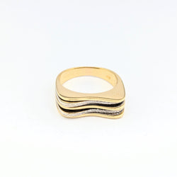 Ring Headband in yellow gold