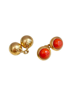 CARTIER Paire de boutons de manchettes en or 18k