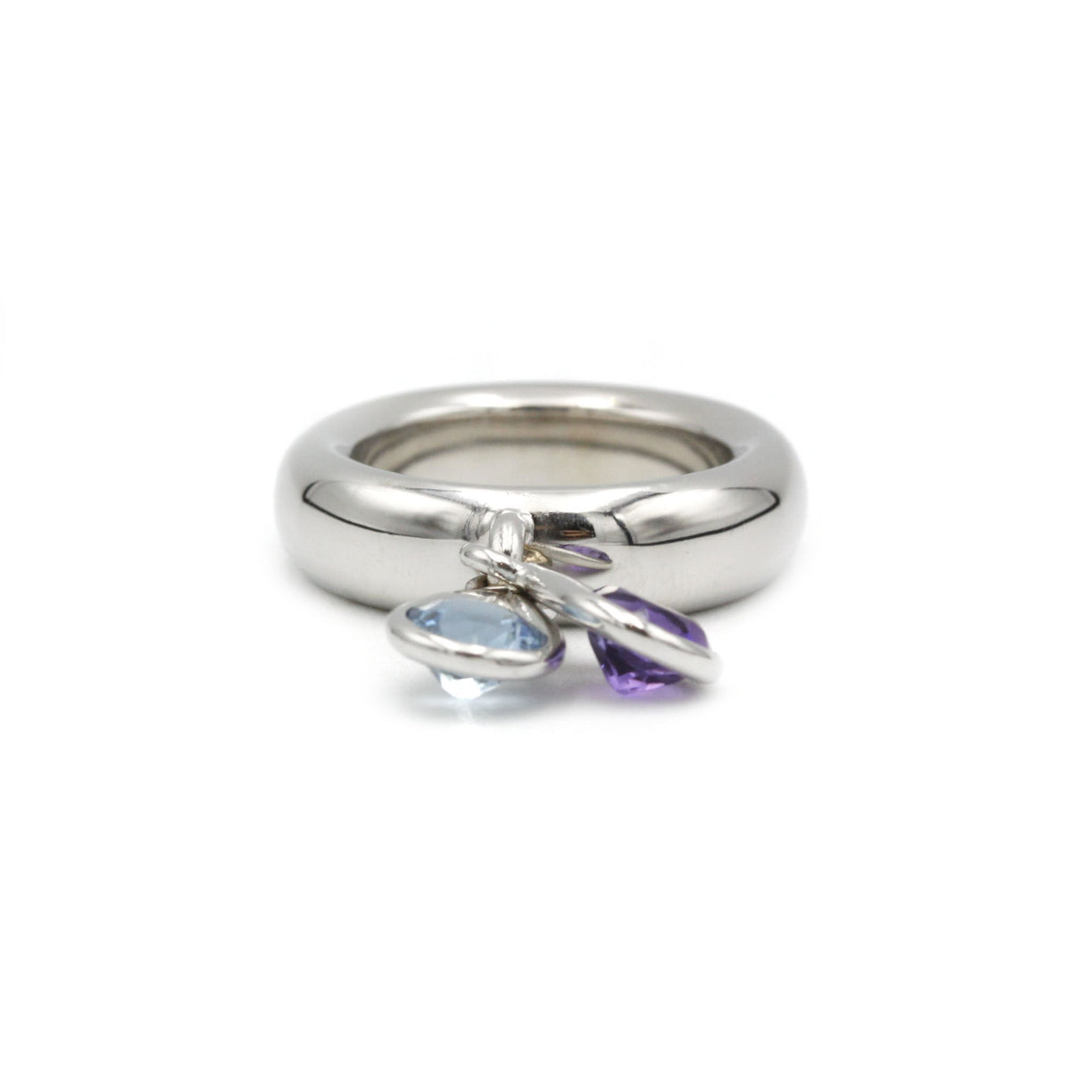 Bague - Or, Améthyste et Topaze