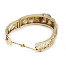 Bracelet TANK - Or, Platine & Diamants