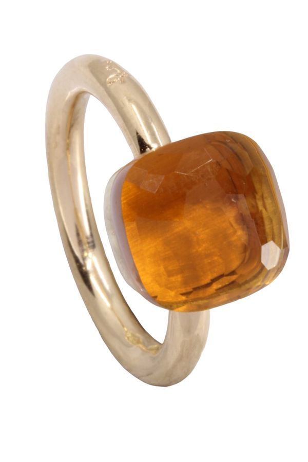Bague POMELLATO Nudo classic citrine et or jaune