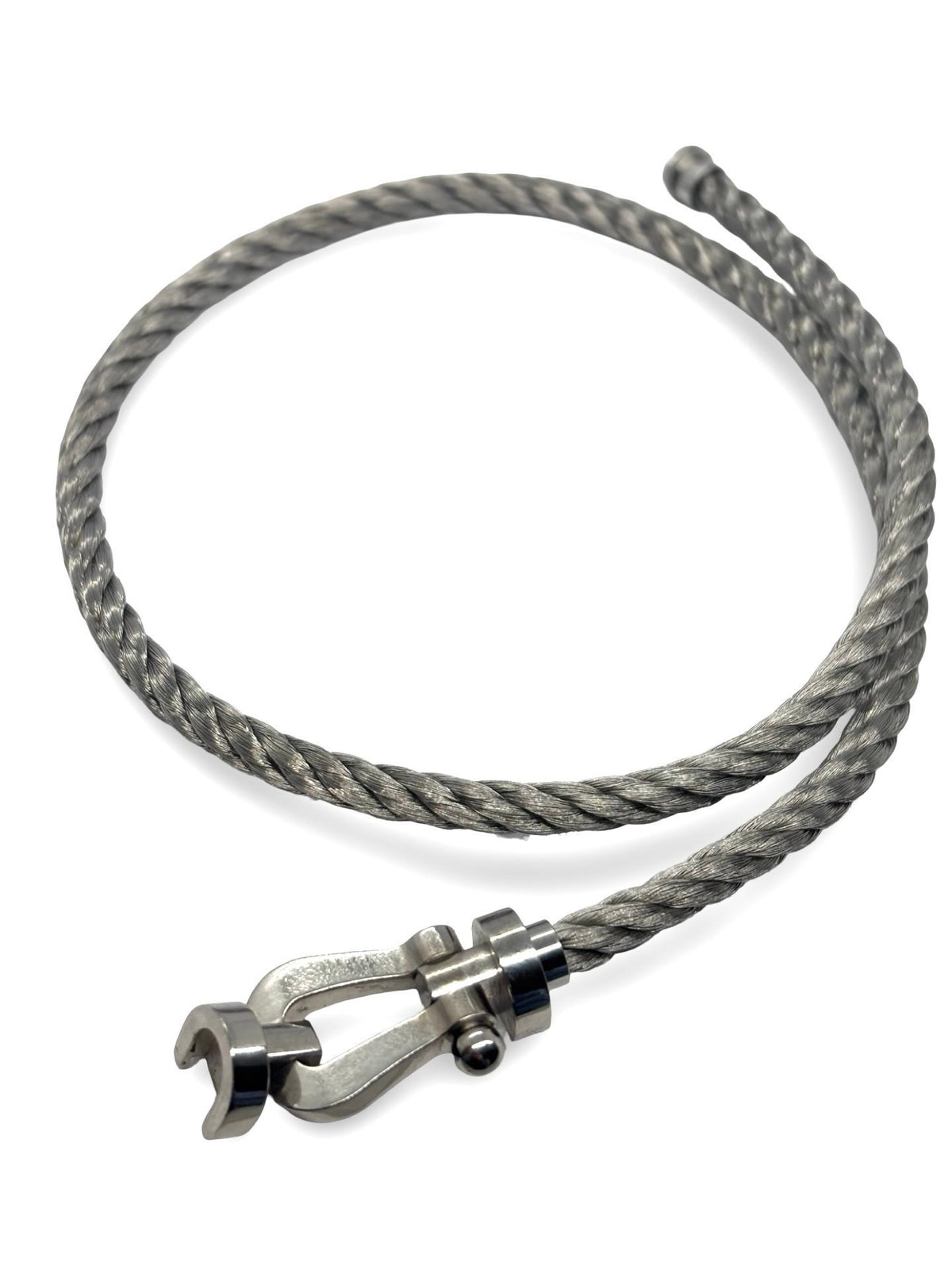 Bracelet Flexible "Force 10" in white gold