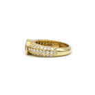 Bague - Or, diamants et Saphir