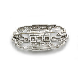 Broche - Or, Argent & Diamants