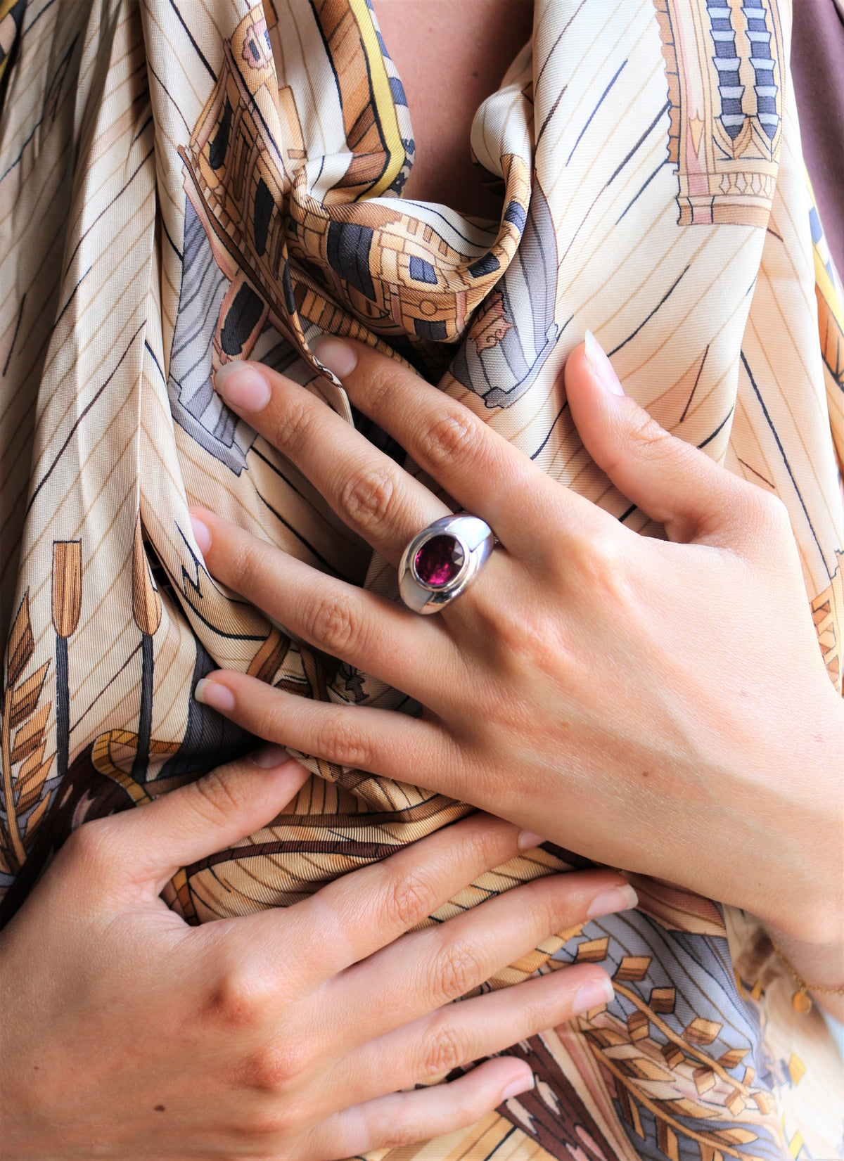 MAUBOUSSIN NADIA rubellite ring