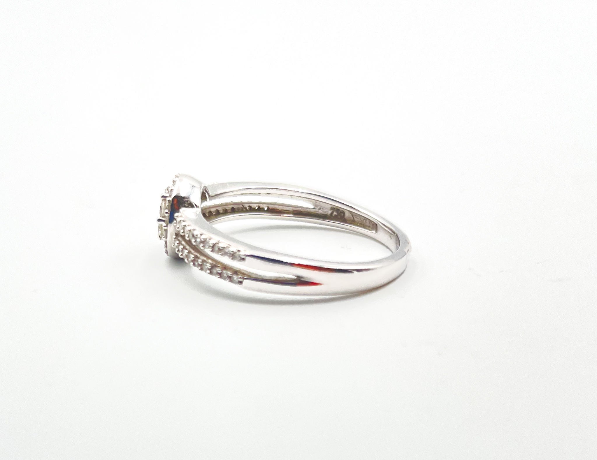 Bague Diamants Chaton Rond