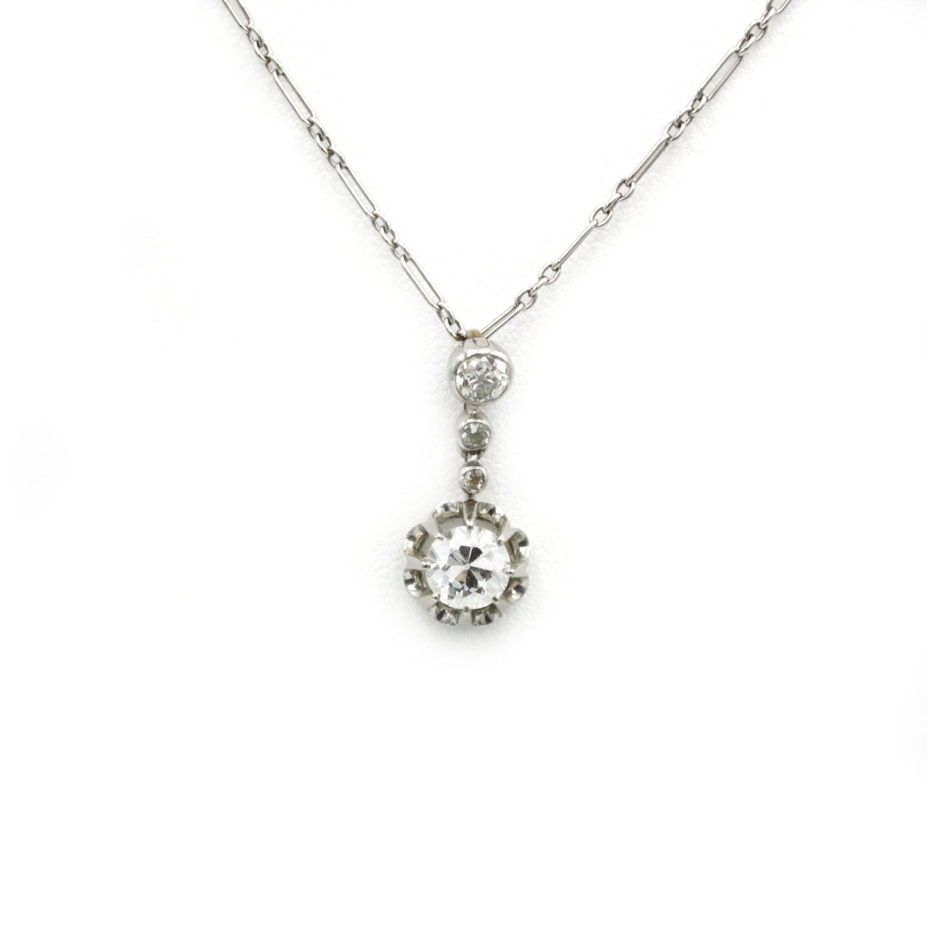Collier - Or, Platine & Diamants