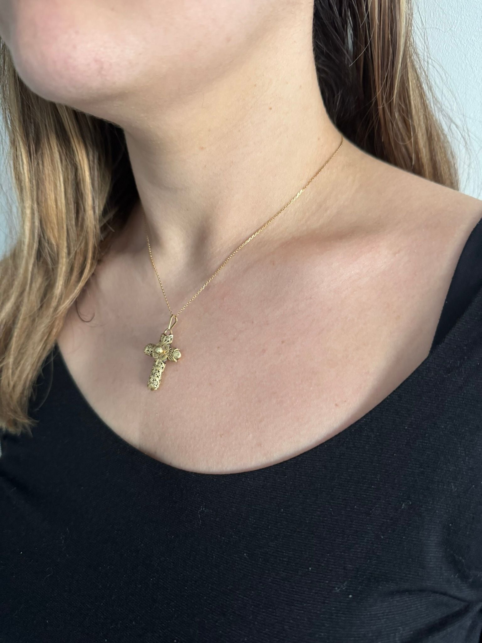 Pendant in yellow gold