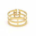 Bague GUCCI en or jaune avec saphirs d'occasion