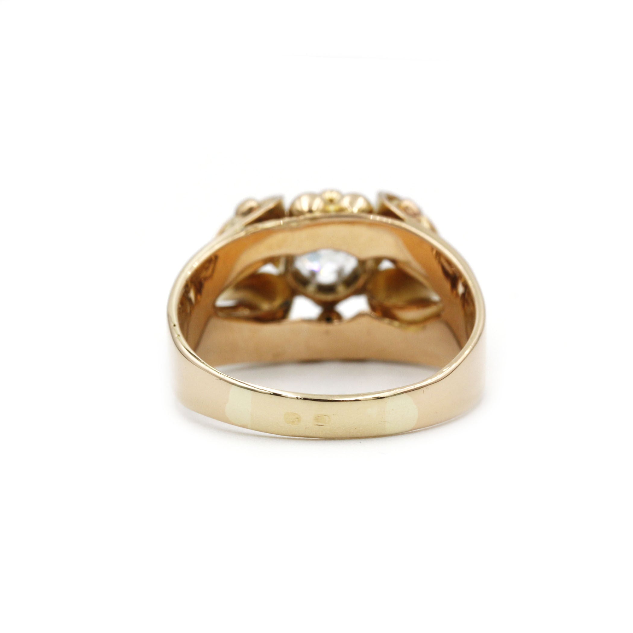 Bague - Or, Platine et Diamant