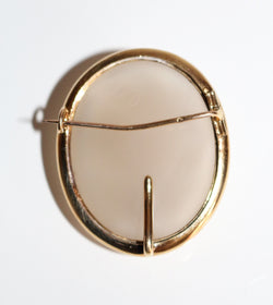 Broche camée sur agate Napoléon III