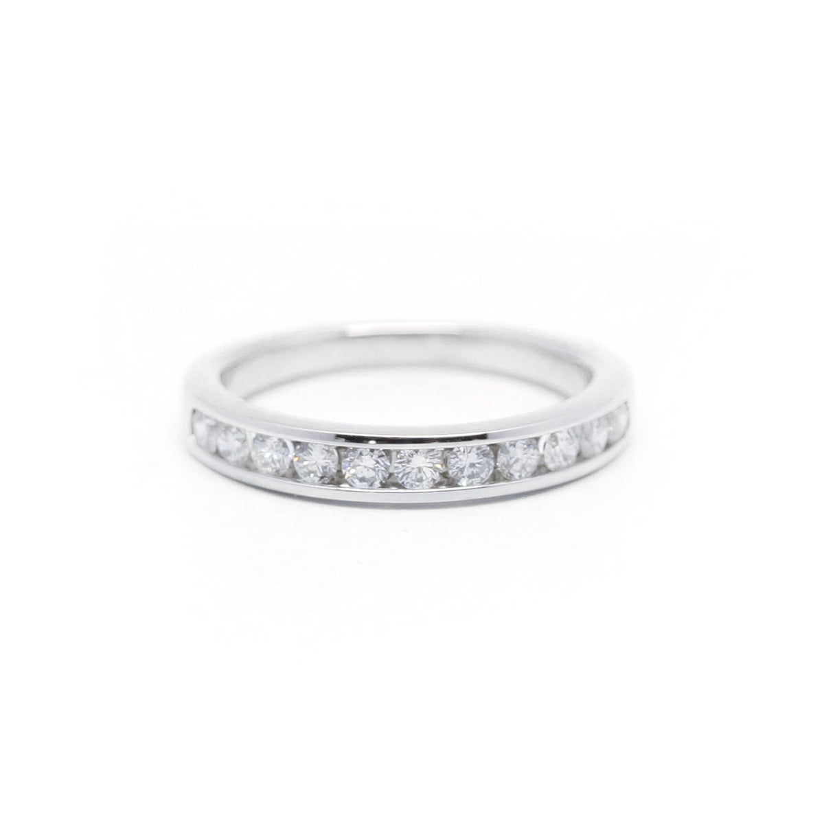 Demi alliance - Platine & Diamants