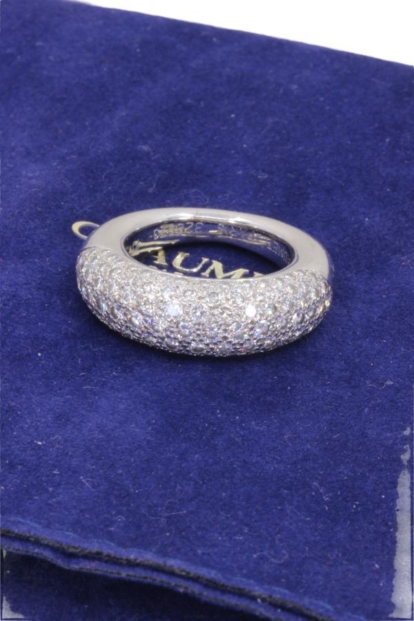 CHAUMET “Anneau” diamond ring in white gold