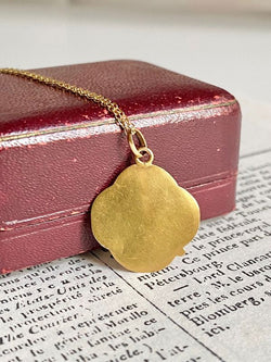 Pendentif Art Nouveau en or jaune 18k