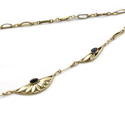 Collier Draperie - Or et Saphirs