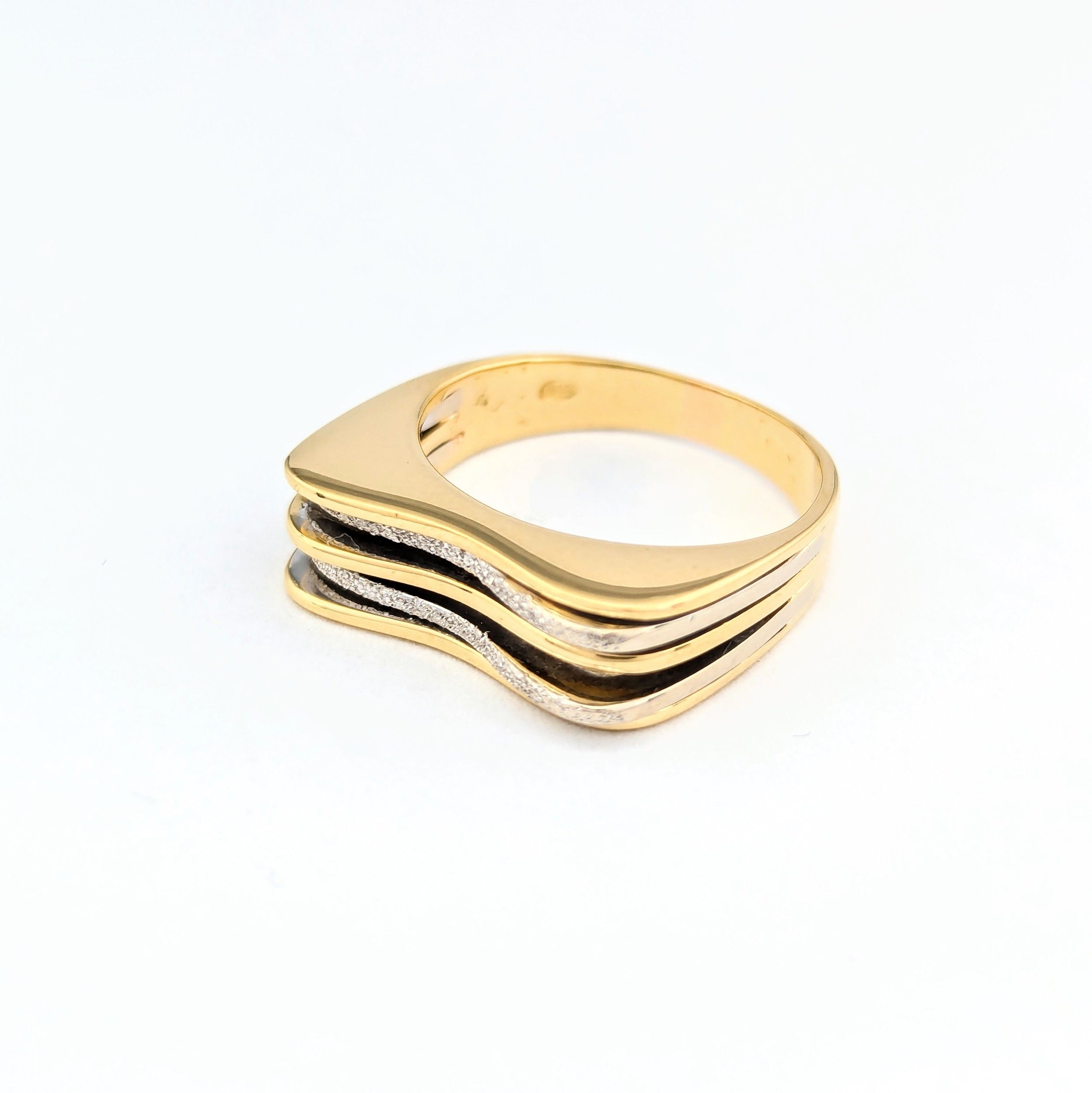 Ring Headband in yellow gold