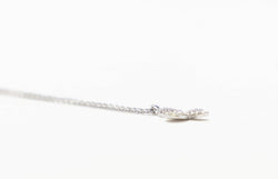 Collier Le Papillon maille jaseron en or blanc et diamant