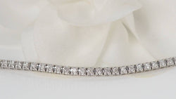 River bracelet in white gold and 1ct diamonds 