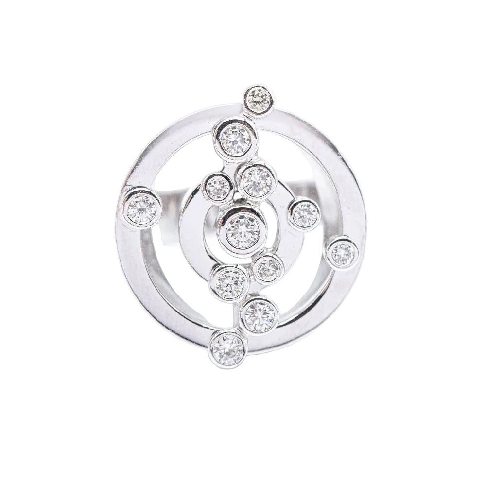 Bague ADAGIO en or blanc avec diamants d'occasion