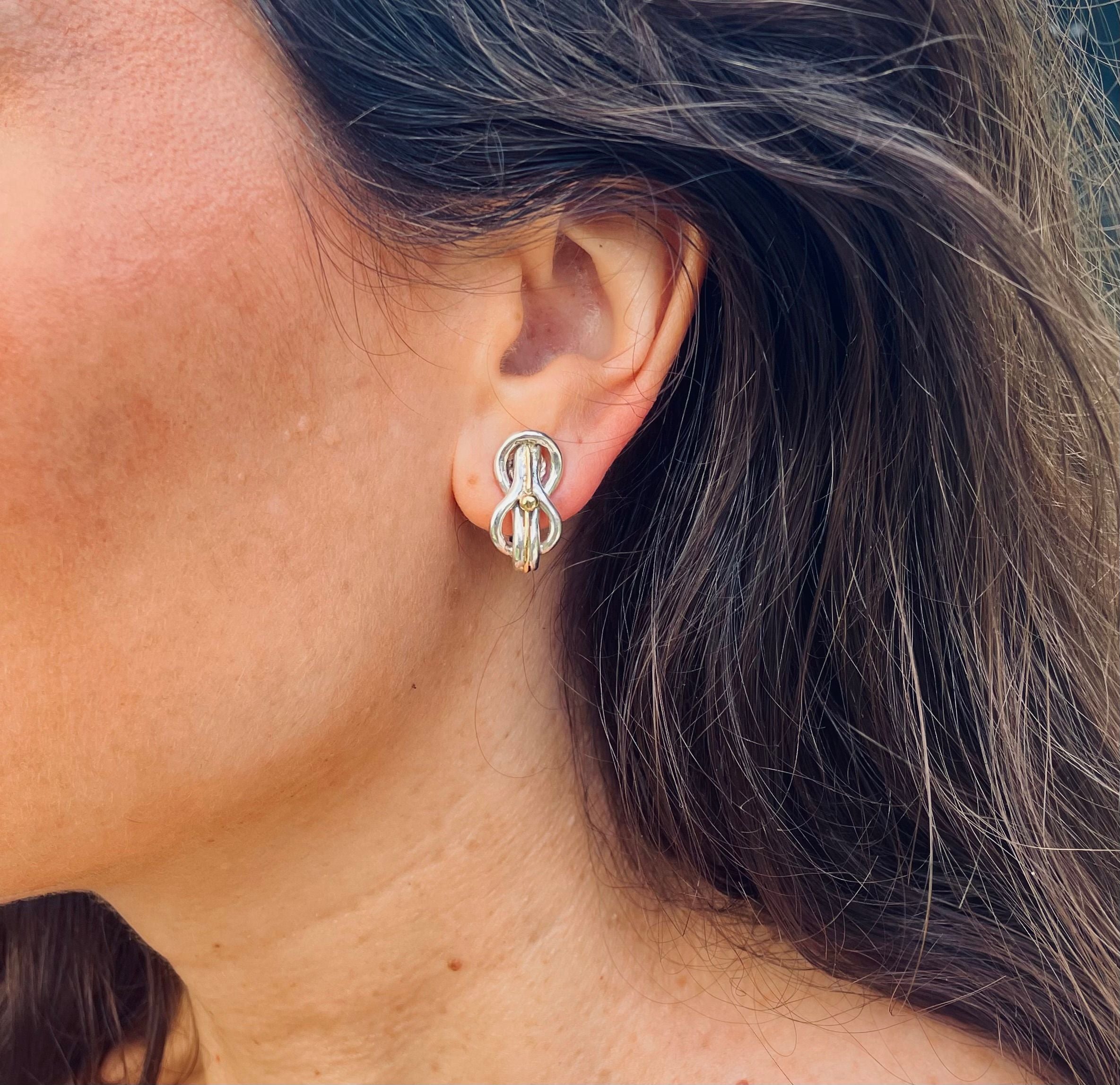 Boucles d'oreilles ZOLOTAS clips en or et argent